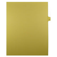 Mark Maker Legal Exhibit Index Tab Buff Single Tabs, 1/25th Cut, Letter Size, No Holes, Number 8, 25 Pack-Buff Single Tabs, 1/25th Cut