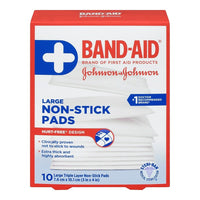 BAND-AID First Aid Products Non-Stick Pads, 10 Pack-Protect wounds with non-stick pads