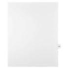 Mark Maker Legal Exhibit Index Tab White Single Tabs, 1/15th Cut, Letter Size, No Holes, Number 116, 25 Pack-White Single Tabs, 1/15th Cut