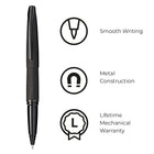A.T. Cross ATX Rollerball Pen - Brushed Black-Cross is the gift of choice for generations and is proudly presented in a premium gift box. 