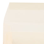JAM Paper 5.5 x 5.5 Square Envelopes, Spring Ochre Ivory Translucent Vellum, 250 Pack (1591909H)-Paper Weight: 30 lbs.
