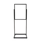 Futech BR-28F Floor Sign Holder, 60" x 24" x 15", Matte Black-Dimensions:60"x 24"x 15"