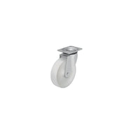Blickle Non Marking Rubber Caster, Wheel Diameter: 5" (127 Mm), Caster Type: Swivel (LK-PO 125R)-Wheel Diameter: 5" (127 mm)