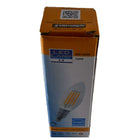 Northern Stars 80032 LED Light Bulb, Candelabra B10 4W, Filament, Dimmable, Clear, Silver, 10 Pack-Filament, Clear