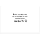 Aline Greetings – Carte d'anniversaire générale, marguerites souriantes, happy birthday to you :), paq./18-5,375 po x 7,75 po plié