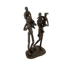 CTG - Sculpture d’une famille, allure de bronze, brun (66220DF)-Pièce décorative antique pour convenir à tous les décors