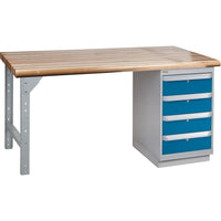 Kleton Workbenches, 2500 Lbs. Cap., 60" W x 30" D, 34" H-Capacity: 2500 lbs.