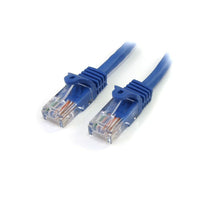 StarTech Cat5e Blue Snagless RJ45 UTP Cat 5e Patch Cable, 25ft Patch Cord, 25 Ft.-50-micron gold connectors ensure optimum conductivity while eliminating network signal loss due to oxidation or corrosion
