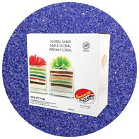 Sandtastik Floral Coloured Sand, 25 lb (11.3 kg) Box, Blue Danube-Coarse grain with natural sparkle throughout