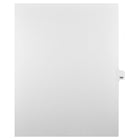 Mark Maker Legal Tabs - Letter Size - White - 1/25th cut - 25 tabs per package - 5 packages Pack - Number 164-White Single Tabs