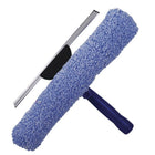 Globe 12" Microfiber Washer and Squeegee Combo -Scrub Windows with Microfiber Sleeve