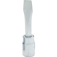 Gray Tools 1/2" Drive Screwdriver Socket, 4-3/16" Long, 1/2" X .075 Tip-Tip size: 1/2" x .075"