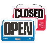 HeadLine  OPEN/CLOSED WILL RETURN Dial - A - Time-Reversible Sign
