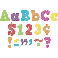 Teacher Created Resources 4" Scribble Bold Block Letters Combo Pack, 690 Pack-Classroom Decoration