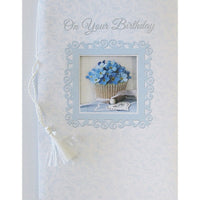 Rosedale Greeting Card, On Your Birthday, Flowers-Printed on premium coated card stock
