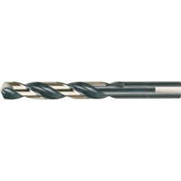 135Deg Split Point Hss Jobber Length Drills With 3-flat Shank, Flute Length", 4-1/2, Tgc149, 6-Value - For general-purpose drilling
