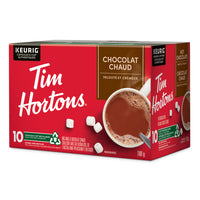 Tim Hortons - Chocolat chaud Original en portions uniques K-Cup, paquet de 10-Chocolat chaud mélange original