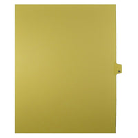 Mark Maker Legal Exhibit Index Tab Buff Single Tabs, 1/25th Cut, Letter Size, No Holes, Number 38, 25 Pack-Buff Single Tabs, 1/25th Cut