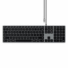 Satechi - Clavier filaire Slim W3 USB-C-Clavier retroeclaire filaire Slim W3