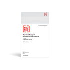 TRU RED Narrow Ruled Notepad - 5" x 8" - White - 50 Sheets/Pad - 12 Pack-50 perforated sheets per pad