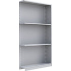 Metalware RK290 Boltless Shelving Unit, 4-Shelves, 48" x 12" x 88", Light Grey-Adjustable shelving system that provides high strength, yet economical storage capacity for your needs