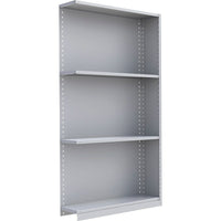 Metalware RK290 Boltless Shelving Unit, 4-Shelves, 48" x 12" x 88", Light Grey-Adjustable shelving system that provides high strength, yet economical storage capacity for your needs