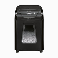 Fellowes Powershred 15C 15 Sheet Cross-Cut Shredder-Shreds 15 sheets per pass into 5/32 x 1-9/16” cross-cut particles (Security Level P-4) for enhanced security on highly confidential documents to help keep your information safe
