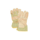 Zenith Safety Fitters Patch Palm Gloves, Grain Cowhide Palm, Cotton Inner Lining, X-Large, 24 Pack-Cuff Material: Rubberized