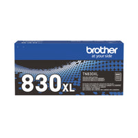 Brother Genuine TN830XL Toner Cartridge - High Yield - Black-With reliable, consistent performance, Brother Genuine toner produces premium black & white laser prints in crisp, sharp tones that won’t fade or smudge