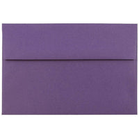 JAM Paper Enveloppes format livret avec fermeture gommée, 5 1/4 x 7 1/4 po, violet foncé, 1000/paquet-Violet foncé
