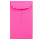JAM Paper #6 Coin Business Coloured Envelopes - 3.375" x 6" - Ultra Fuchsia Pink - 50 Pack-Colour: Fuchsia Colour: Pink Coin Envelopes
