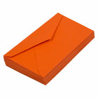 JAM Paper Monarch RecycledColoured Envelopes - 3.875" x 7.5" - Orange - 50 Pack -Quantity: 50 Envelopes per Pack