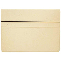 JAM Paper Thin Portfolio Carrying Case with Elastic Closure, 9.25 x 12.5, Natural Kraft, 2 Pack (154528546g)-Size: 9.25" x 12" x .5"