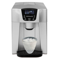 Frigidaire Compact Ice Maker And Water Dispenser - Silver-Dispenses water and ice