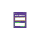 Dowling Magnets Magnetic Name Plates, 6" x 2 1/4", 40 Pack (DO-735205)-Writing area: 5" x 1 1/2"