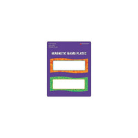 Dowling Magnets Magnetic Name Plates, 6" x 2 1/4", 40 Pack (DO-735205)-Writing area: 5" x 1 1/2"