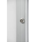 SECO Lockable Indoor/Outdoor Poster Frame Case - 24" W x 36" H - Silver-Window is made from a high quality, shatterproof, polycarbonate material