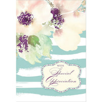 Rosedale 5-1/2" x 8" Appreciation Thank You Greeting Cards And Envelopes, 12 Pack (17701)-Printed on premium uncoated card stock