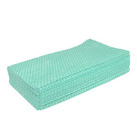 Hospeco Saniworks Econo Disposable Cloths, Green, 150 Pack-Dimensions: 13" x 21"