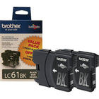 Brother LC61 Innobella Black Ink Cartridges, 2 Pack-Each cartridge yields up to 450 pages