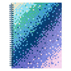 Staples Coil Notebook - 8"W x 10"L - Pixel - 80 Ruled Sheets-Coil notebook with perforated pages