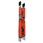 First Aid Central Double-Fold Aluminium Stretcher - Orange-Durable 18oz vinyl-coated nylon