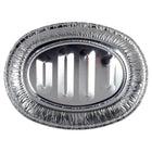 Luciano Large Oval Aluminum Foil Roast Pan, 18.75 x 13.5 inches, Silver, 50 Pieces-Packaging: total of 50 pieces