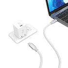 Adam Elements OMNIA X3 30W USB-C Power Adapter, White-Delivered the fastest charging speed for your smartphone, 0%-50% in only 30 minutes