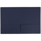 JAM PaperMD – Chemise de présentation en papier cartonné de haute qualité à deux pochettes, bleu marine, 100/paquet-Capacité : 200 feuilles