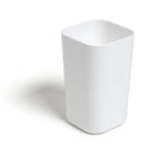 TRU RED Plastic Pencil Cup - White-Manufactured from a white glossy finish plastic. Use stand alone or mix and match with other pieces