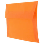 JAM Paper A2 Invitation Envelopes, 4.38 x 5.75, Orange Translucent Vellum, 50 Pack (PACV619I)-Blank interior for personalized message