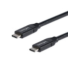 StarTech USB-C to USB-C M/M Cable, 2 m /6 ft. (USB2C5C2M)-USB-IF Certified