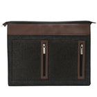 Vangoddy Exo 15" Felt Laptop Sleeve - Brown-Slim profile enables convenient storage of sleeve in your briefcase, luggage, or backpack