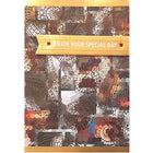 Rosedale Gold 5 1/2" x 8" Greeting Cards/Envelopes - 6 Pack-Card shop quality greeting cards.